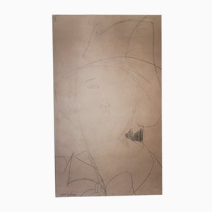 Amedeo Modigliani, Head of a Woman with a Hat, 1959, Original Lithograph