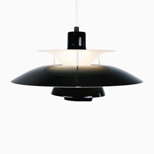 Model PH5 Ceiling Lamp in Black by Poul Henningsen for Louis Poulsen