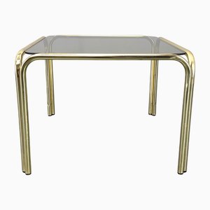 German Coffee Table with Smoked Glass, 1970s