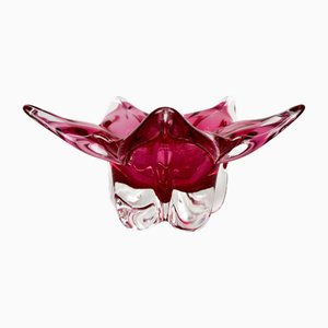 Vintage Art Glass Bowl by Josef Hospodka for Chribska Glassworks, 1960s