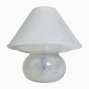 Large Glass Mushroom Table Lamp from Limburg, 1970s