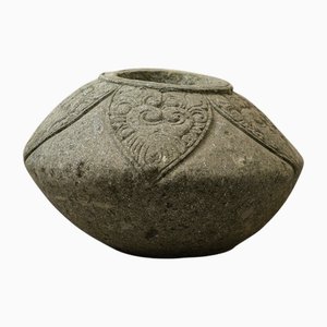 Vintage Decorative Stone Pot