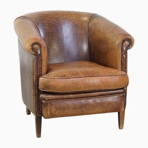 Sheep Leather Club Chair