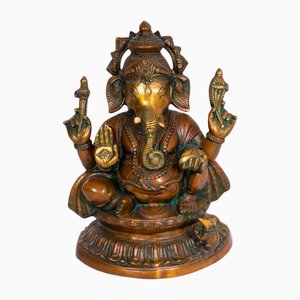 Statue en laiton de Ganesh, Inde du Nord