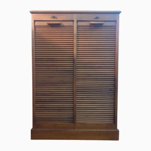 Moderner High Range Schrank aus Nussholz, 1930er