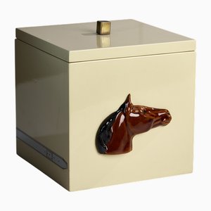 Soporte para cubitos de hielo con cabeza de caballo