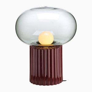 Fungi Floor Lamp in Wine Red by Hanne Willmann for Favius