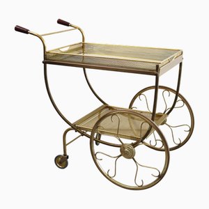 Serving Trolley in Perforated Metal by Josef Frank for Svenskt Tenn, Sweden, 1950s