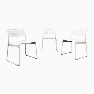 Vintage Space Age Chairs by Rodney Kinsman for Bieffeplast, 1970s, Set of 3