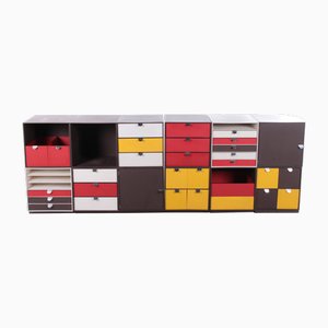 Libreria grande Palaset di Ristomatti Ratia per Marimekko, anni '70, set di 12