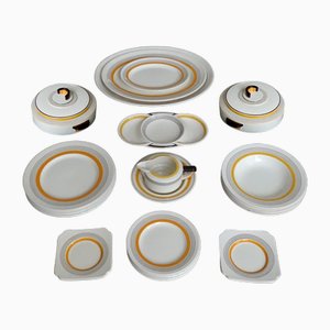 Art Deco Porzellanservice von Royal Doulton, 1930er, 27 Set