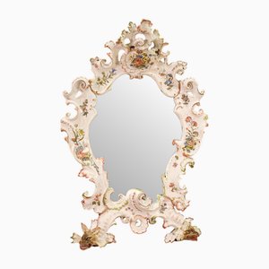 Vintage Ceramic Mirror, 1920