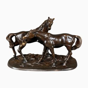 Nach PJ. Mène, Arabische Pferde, Frühes 20. Jh., Bronze