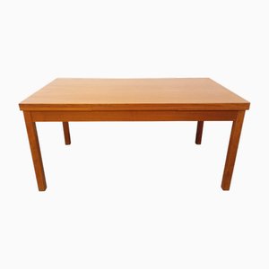 Scandinavian Style Dining Table in Teak with Extensions, 1960s