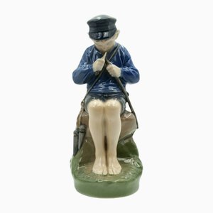 Figurine Carving Boy par Christian Thomsen pour Royal Copenhagen, 1967