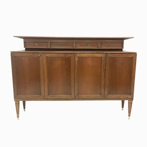 Walnut Cabinet in the style of Paolo Buffa, Italy, 1950s