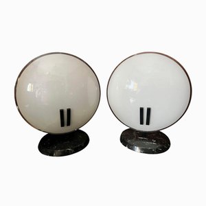 Lampade Perla di Bruno Gecchelin per Oluce, anni '80, set di 2