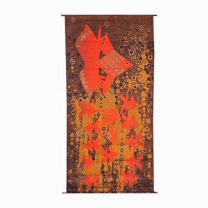 Arazzo da appendere alla parete in juta di Hans Jürgen Schöbel per Södahl Design, Danimarca, anni '60