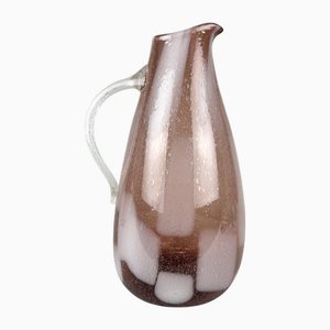 Large Hand Made Glass Vase, 1970s