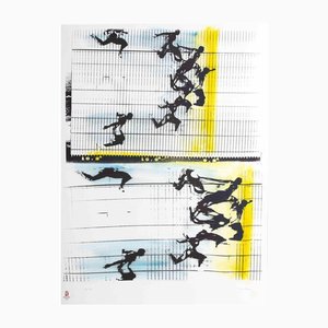 Sergio Barletta, Fotofinish, Lithograph, 2008