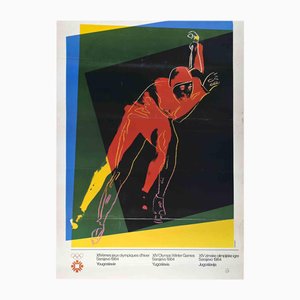 After Andy Warhol, Patineur de Vitesse, Impression Offset, 1983