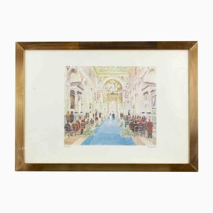 Nazzareno Cugurra, Wedding Day, Aquatint and Etching, 1970s