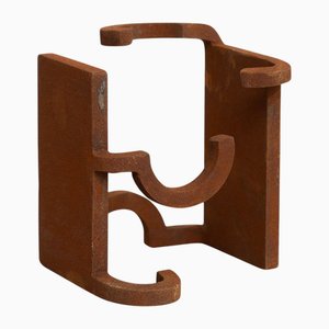After Chillida, Abstract Sculpture, 1990s, Metal