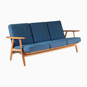 GE240 Cigar Sofa by Hans J. Wegner for Getama, Denmark, 1950s