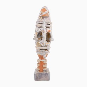 Scultura Siciliana in Ceramica Smaltata
