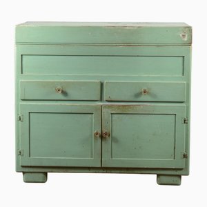 Grün Lackiertes Sideboard, Italien, 1940er