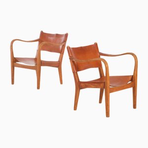 Set of Swedish Modern Armchairs from Bodafors, 1940s