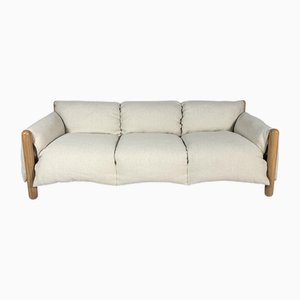Mid-Century Modern Gambadilegno Sofa attributed to Enzo Mari for Driade, Italy, 1974