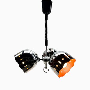 Pull Down 3-Eyeball Pendant Lamp by Goffredo Reggiani, 1960s