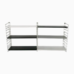 Mid-Century White, Gray and Black Wall System from Tomado, 1950s