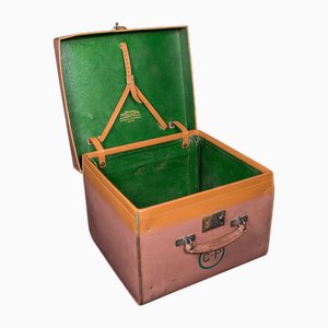Small English Leather Picnic Case, 1920s