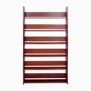 Libreria di Ilmari Tapiovaara per Laukaan Puu, Finlandia, 1955, set di 6