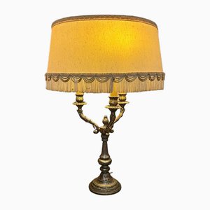 Louis XVI Style Gilded Bronze Table Lamp, France