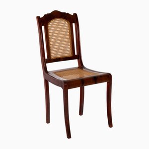 Biedermeier Esszimmerstuhl mit Sebel Beinen, 1840er