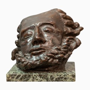 Elisabetta Mayo Daloisio, Figurative Sculpture, 1925, Bronze on a Marble Base