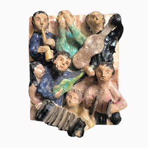 Italian Artist, The Jazzists, 1960s, Ceramic