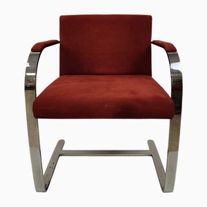 Brno Flat Bar Chairs by Mies Van Der Rohe for Knoll, 20th Century, Set of 10