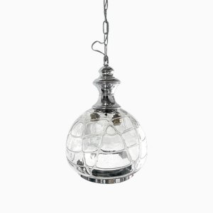 Art Deco Deckenlampe mit Mosaik aus dickem Glas