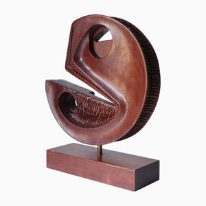 Gianni Pinna, Italian Modern Sculpture, 1970, Wood