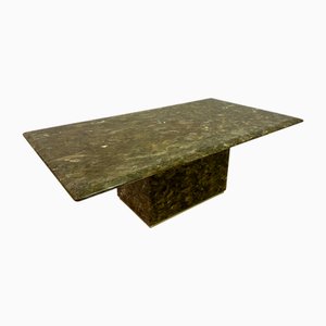 Labradorite Coffee Table with Brass Base, 1970s