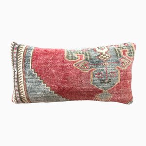 Handknotted Floral Cushion Cover, 1960s