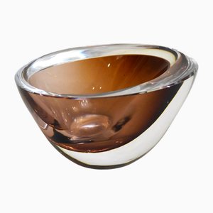 Small Sommerso Bowl by Vicke Lindstrand for Kosta, 1950s