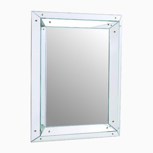 Grand Miroir Parclose Art Déco par Jacques Adnet, 1947