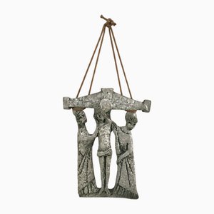 Keramikskulptur von Christus, 1950er