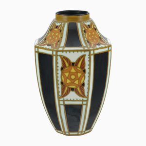 Art Deco Vase by Charles Catteau for Boch Frères Keramis, 1930s