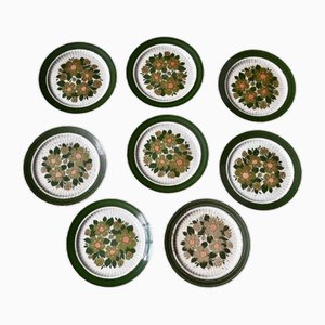 Assiettes Plates en Porcelaine par Nina De Winterling, Set de 8